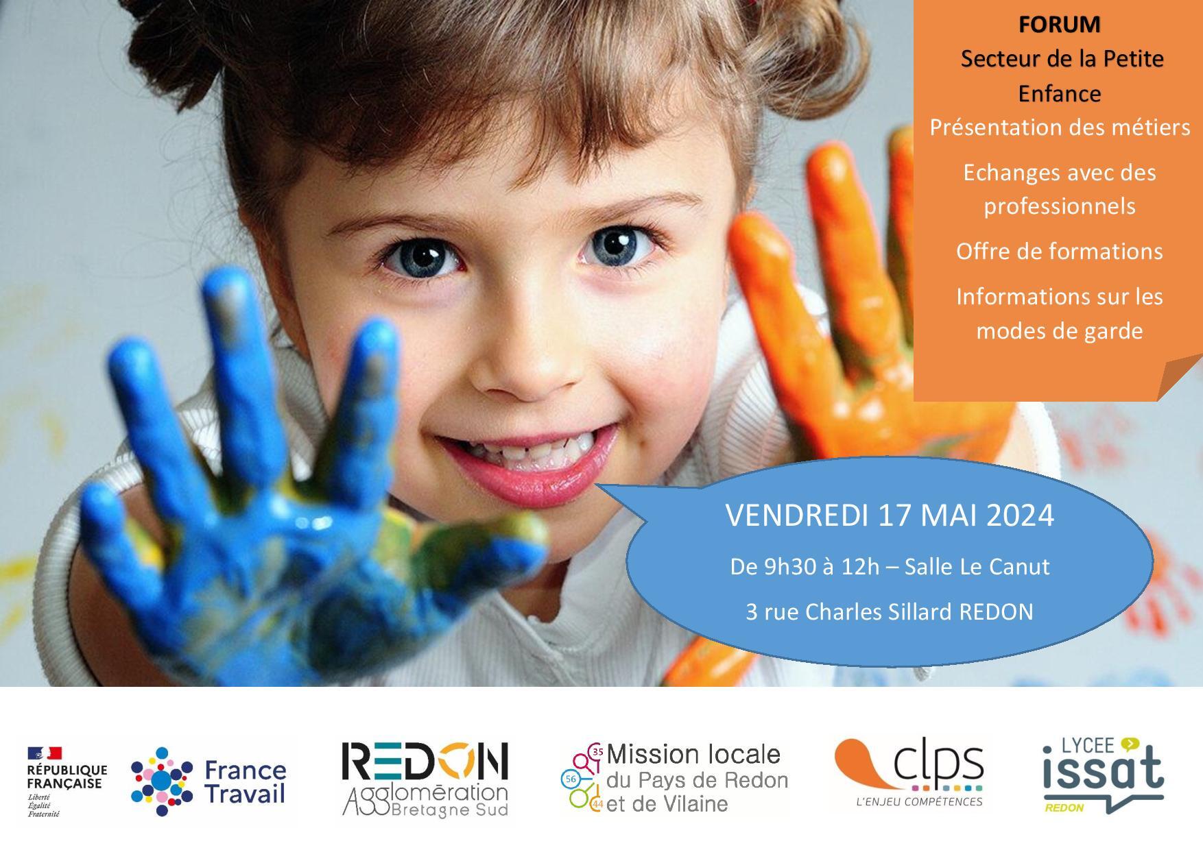 forum de promotion des métiers de la petite enfance du 17 mai