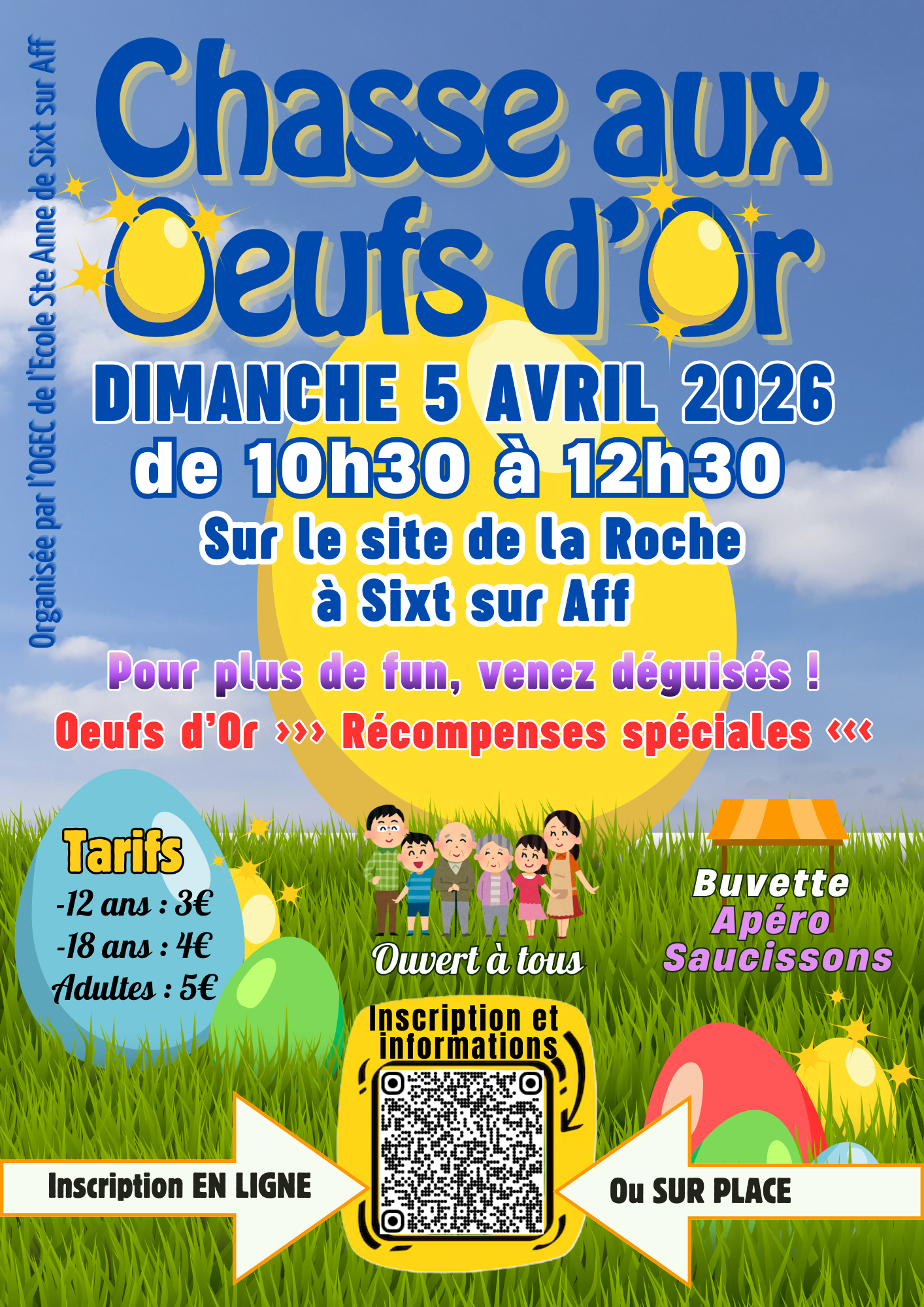 Chasse aux Oeufs d'Or 2026 - Flyer