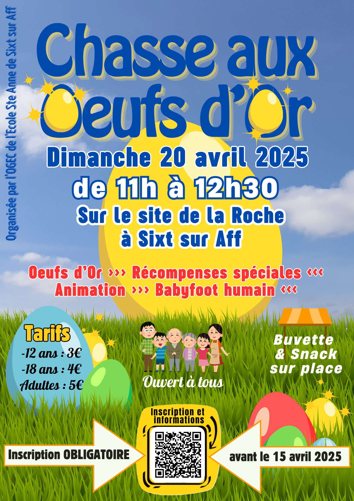 Flyer - Chasse aux œufs d'Or 2025