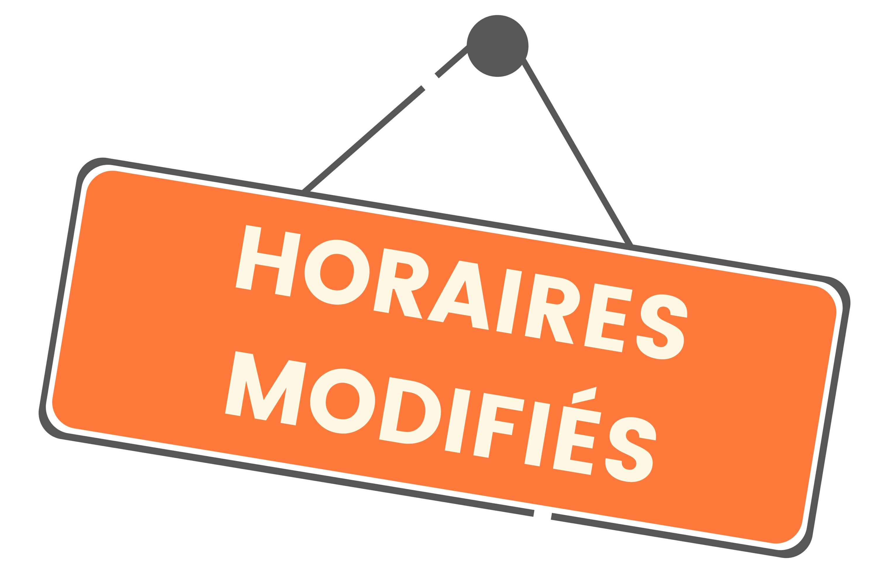 modif horaires