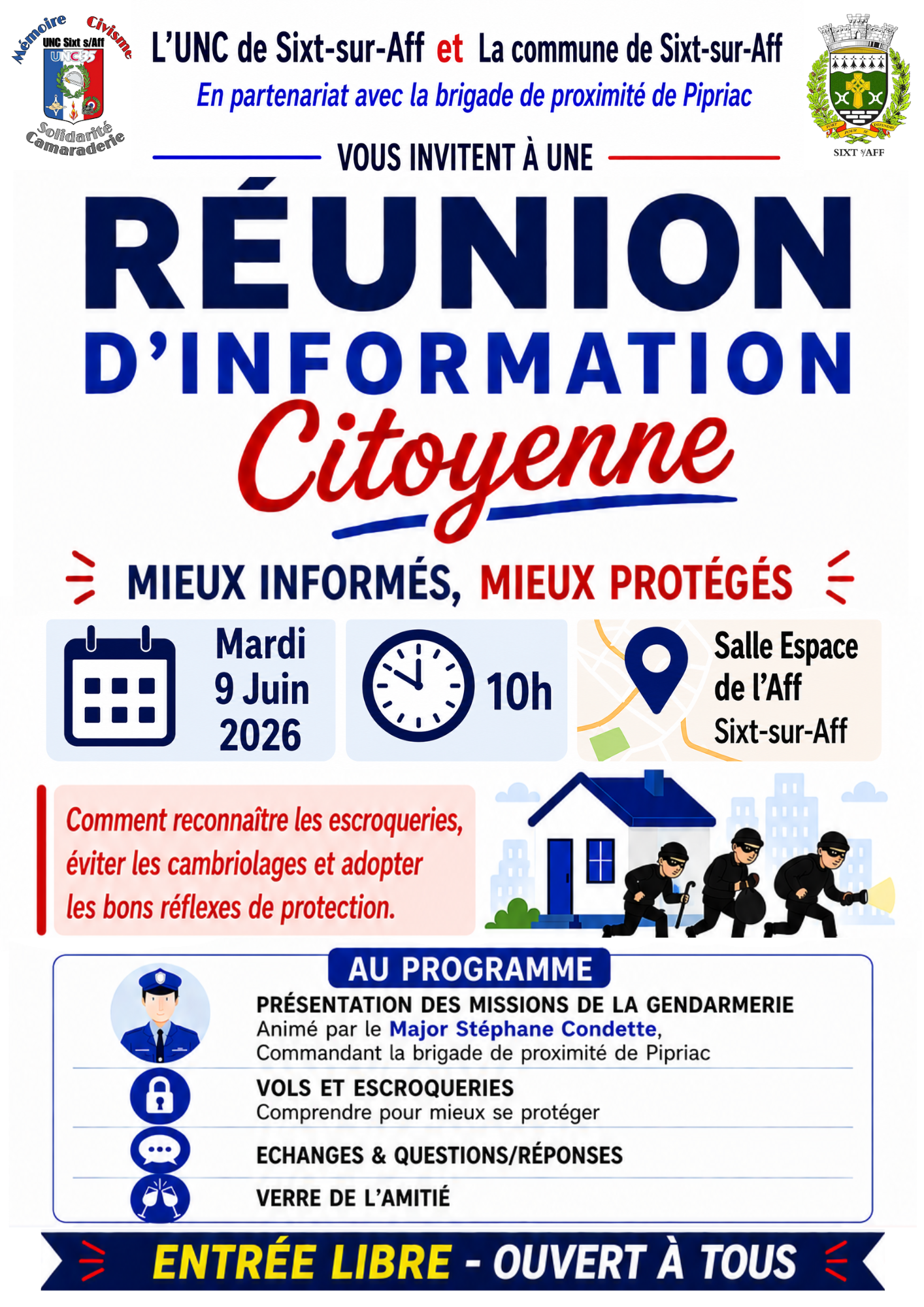 UNC - 2026.06.09 - Réunion d'Information Citoyenne - Flyer